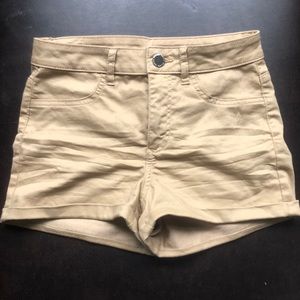 Denim Khaki Shorts